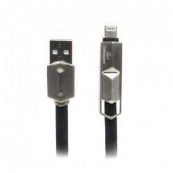  USB 2.0 -/Lightning/Micro USB, 1.0 , , , 2.4  Cablexpert CCPB-ML-USB-05BK