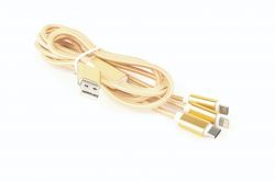   USB AM-/Lightning/Micro/Type-C, 1.0  Cablexpert CC-USB2-AM31-1M-G -  2