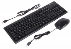  KM-720+OP-620D, USB A4Tech KM-72620D (Black) -  2