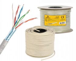 CAT5e, одножильна, екранована фольгою, 100 м Cablexpert FPC-5004E-SO/100C - Картинка 2