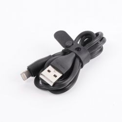  USB 2.0 -/Lightning, 1.0 , , 2.4  Maxxter UB-L-USB-01BK -  3
