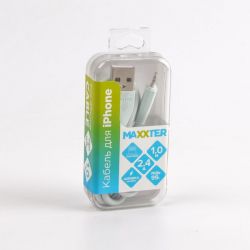  USB 2.0 -/Lightning, 1.0 , , 2.4  Maxxter UB-L-USB-01MG -  4