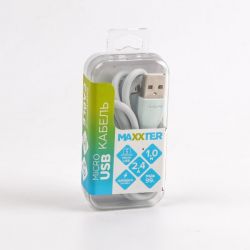 ������ micro USB 2.0 A-����/Micro B-����, ������, 2.4 � Maxxter UB-M-USB-01MG - �������� 4