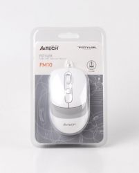   Fstyler, USB, 1600 dpi,  A4Tech FM10 (White) -  6