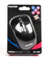 Миша бездротова, USB, 1200 dpi, чорнa Maxxter Mr-333 - Картинка 4