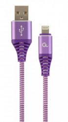  USB 2.0 -/Lightning, 1 , , 2.1  Cablexpert CC-USB2B-AMLM-1M-PW