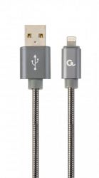  USB 2.0 -/Lightning, 2 , , 2.1  Cablexpert CC-USB2S-AMLM-2M-BG -  1