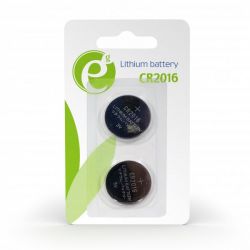 Батарейки літієві (2 шт.), блістер EnerGenie EG-BA-CR2016-01