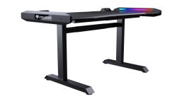 Стіл для геймера, ергономічний дизайн, USB 3.0/Audio хаб, RGB підсвічування, регулювання висоти Cougar MARS - Картинка 5