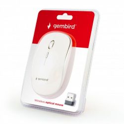   , USB, 1600 dpi, i Gembird MUSW-4B-01-W -  3