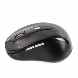 Бездротова оптична миша, USB, 1600 dpi, чорна Gembird MUSW-6B-01 - Картинка 2