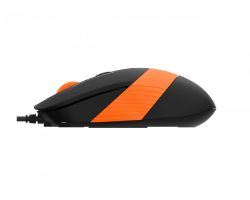 Миша дротова безшумна Fstyler, USB, 1600 dpi, помаранчевий A4Tech FM10S (Orange) - Картинка 3