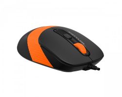 Миша дротова безшумна Fstyler, USB, 1600 dpi, помаранчевий A4Tech FM10S (Orange) - Картинка 5