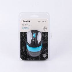 Миша бездротова безшумна Fstyler, USB, 2000 dpi, синій A4Tech FG10S (Blue) - Картинка 6