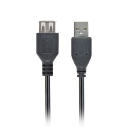  USB 2.0, A-/-, 75  Cablexpert CC-USB2-AMAF-75CM/300-BK -  1