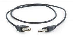  USB 2.0, A-/-, 75  Cablexpert CC-USB2-AMAF-75CM/300-BK -  2