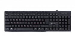Клавіатура мультимедійна, USB, чорний Gembird KB-UM-107-UA