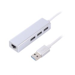 ,  USB  Gigabit Ethernet, 3 Ports USB 3.0, 1000 Mbps, ,  Maxxter NEAH-3P-01 -  1