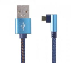   micro USB 2.0 A-/Micro B-, , 2.1  Cablexpert CC-USB2J-AMmBML-1M-BL -  1