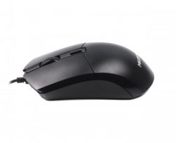 Миша дротова, оптична, 4 кнопки, 2400 DPI, USB, чорний Maxxter Mc-4B01 - Картинка 2