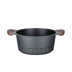 Кастрюля із литого алюмінію з кришкою, серія "CAPELLA", =24 см, h=11.5 см, 4.6 л RESTO 93503 - Картинка 2