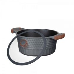 Кастрюля із литого алюмінію з кришкою, серія "CAPELLA", =24 см, h=11.5 см, 4.6 л RESTO 93503 - Картинка 4