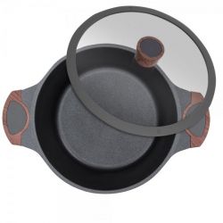 Кастрюля із литого алюмінію з кришкою, серія "CAPELLA", =24 см, h=11.5 см, 4.6 л RESTO 93503 - Картинка 8