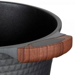 Кастрюля із литого алюмінію з кришкою, серія "CAPELLA", =24 см, h=11.5 см, 4.6 л RESTO 93503 - Картинка 9