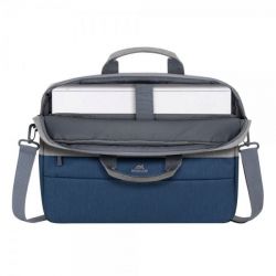Сумка для ноутбука 15.6" RIVACASE 7532 (Grey/Dark blue) - Картинка 9