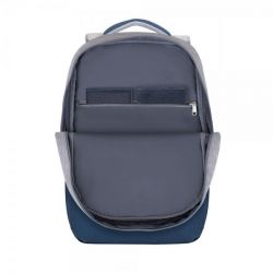 Рюкзак для ноутбука 17.3" "Prater" RIVACASE 7567 (Grey/ Dark Blue) - Картинка 10