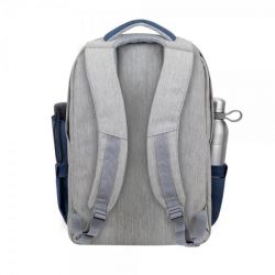 Рюкзак для ноутбука 17.3" "Prater" RIVACASE 7567 (Grey/ Dark Blue) - Картинка 23