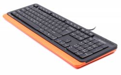  Fstyler Sleek MMedia Comfort, USB,  A4Tech FKS10 (Orange) -  3