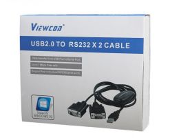 - USB 2.0-2 COM (9+25pin), 1.4  Viewcon VE591 -  4