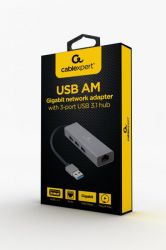 ,  USB-A  Gigabit Ethernet, 3  USB 3.1 Gen1 (5 Gbps), 1000 Mbps, ,  Cablexpert A-AMU3-LAN-01 -  3