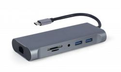   USB-C 7--1 ( 3.0/HDMI/VGA/PD//LAN Gigabit/),  Cablexpert A-CM-COMBO7-01 -  1