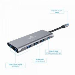   USB-C 3--1 (/HDMI/PD),  Cablexpert A-CM-COMBO3-01 -  3