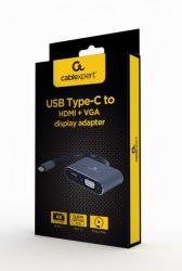 - USB-C  HDMI/VGA, 4 30  Cablexpert A-USB3C-HDMIVGA-01 -  3