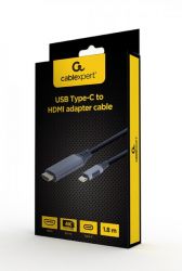  USB-C  HDMI, 4K 60 , 1.8  Cablexpert CC-USB3C-HDMI-01-6 -  3