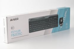   Fstyler + (FB35C+FBK25), Smoky Grey, USB A4Tech FB2535C (Smoky Grey) -  6