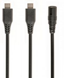 Мережевий зарядний пристрій для ноутбука/планшета/телефона + кабель та перехідник Gembird NPA-PD60-01 - Картинка 3