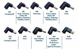 Мережевий зарядний пристрій для ноутбука/планшета/телефона + кабель та перехідник Gembird NPA-PD60-01 - Картинка 4