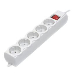 Мережевий фільтр, сiрий, 4,5 м кабель, 5 розеток Gembird SPG5-G-15G-PRO - Картинка 2