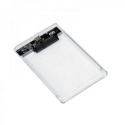 Зовнішня кишеня 2.5", USB 3.2, 9.5 мм / 7 мм HDD/SSD, прозорий Agestar 3UB2P4C (Transparent) - Картинка 2