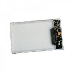 Зовнішня кишеня 2.5", USB 3.2, 9.5 мм / 7 мм HDD/SSD, прозорий Agestar 3UB2P4C (Transparent) - Картинка 3