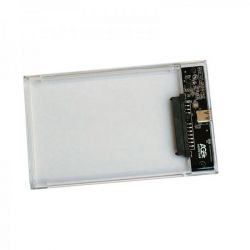   2.5", USB 3.2, 12.5mm /15mm HDD/SSD,  Agestar 3UB2P6C (Transparent) -  2