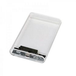 Зовнішня кишеня 2.5", USB 3.2, 12.5mm /15mm HDD/SSD, прозорий Agestar 3UB2P6C (Transparent) - Картинка 4
