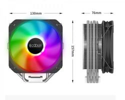 ����� �������������, TDP 200 ��, ������ 157 ��, Hydraulic bearing PCCOOLER PALADIN 400 ARGB - �������� 6