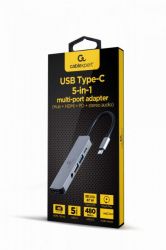   USB-C 5--1 (/HDMI/PD/ 3,5),  Cablexpert A-CM-COMBO5-02 -  2