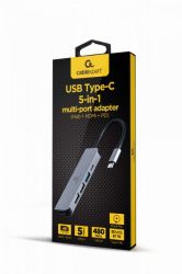   USB-C 5--1 (/HDMI/PD),  Cablexpert A-CM-COMBO5-03 -  2