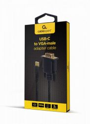 - USB Type-C  VGA / Full HD@60Hz, 2 Cablexpert A-CM-VGAM-01 -  2